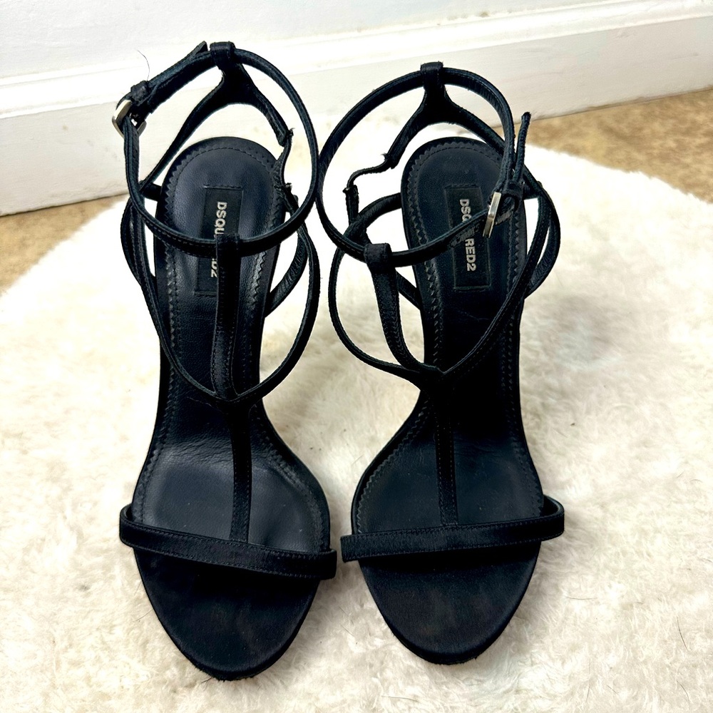 DQUARED Stiletto Black Heels
